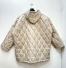 Picture of CURVY GIRL QUILTED JACKET WITH DIAMOND PATTERN